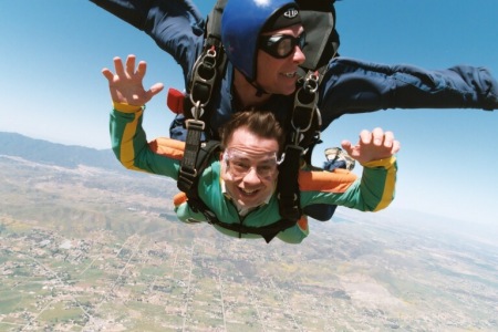 Tandem skydive at Lake Perris