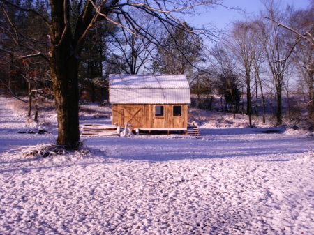 Winter in Tennessee-Scott's woodshop