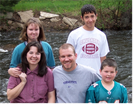 Our first "blended" family photo