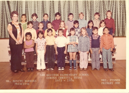 Primary One Mrs Fenner 1973 - 1974