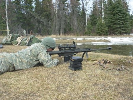 Garret in sniper training