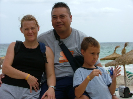 Family Picture on the Beach