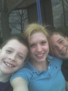 Tyler, Cierra and Jordan roller blading