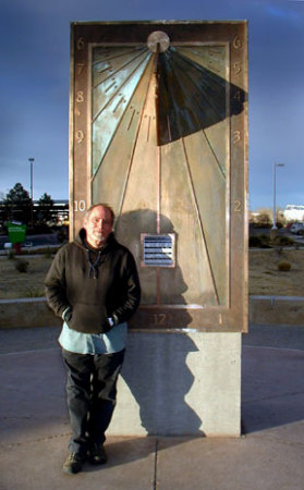 My sundial at Explora Museum in Albuquerque