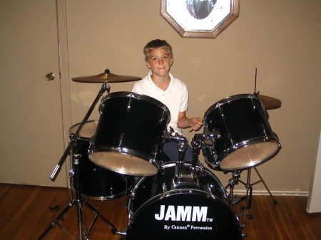 Jon and his drums