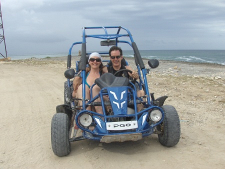 Dune buggy on the beach - D.R.