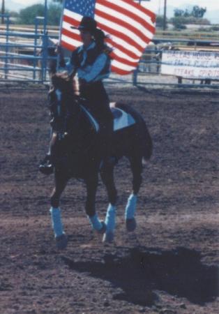 Riding in the Scottsdale Rodeo