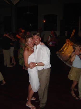 Don and I dancing in Jamaica