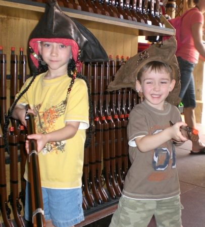Tyler & Noah as pirates