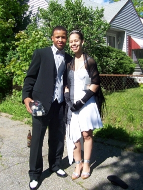 Hemory and Brittany going to Jr. Prom