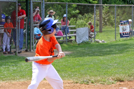 Ian at bat