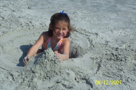 lindsey at the beach