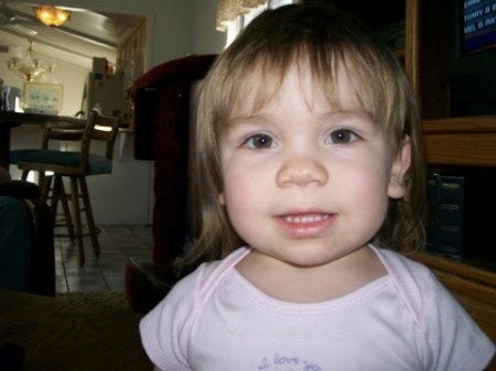 My daughter Tori, now 1-1/2 years old
