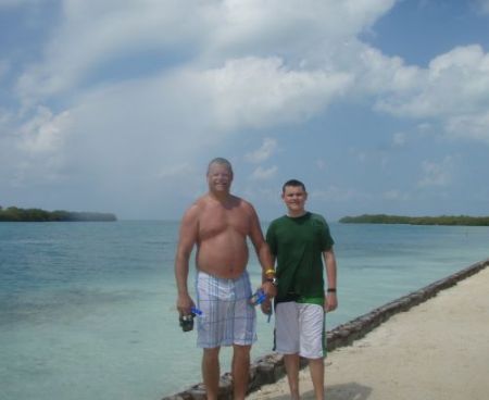 Henry and Zac in Belize