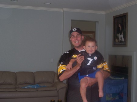 STEELER FANS-MY SON AND I