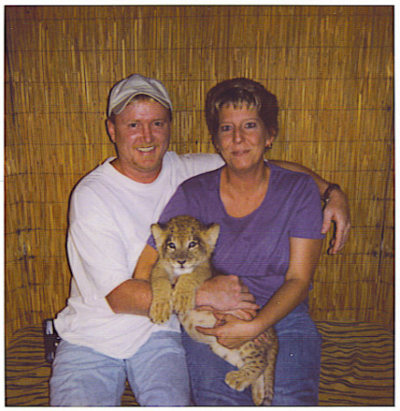 DEBI AND I WITH TONY THE TIGER....LOL