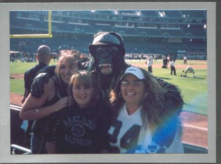 Raider game with my girls 2005