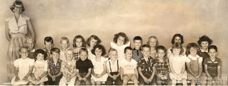 Burton Street School, 1953, Kindergarten
