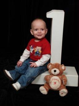 my grandson jayden who will be 2 in feb.