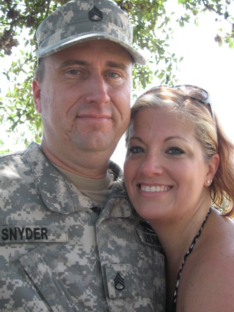 me and my husband before he left for iraq