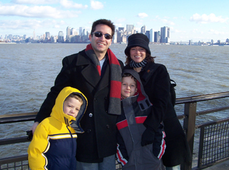 Freezing at the Statue of Liberty