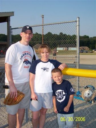 Husband Shane and son Eli