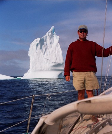 Photo Op with iceberg