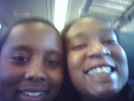 Me and My son Daniel on the LIRR