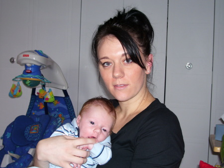 My daughter Lyndsay with my new grandson Jaxon