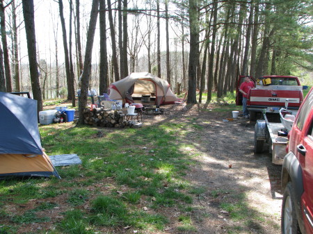 Camping at Peabody WMA