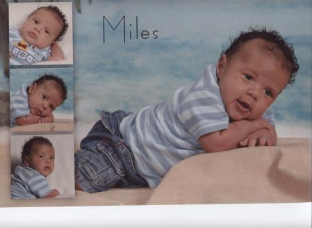 Miles Darius Goff (grandson) at 2 mos