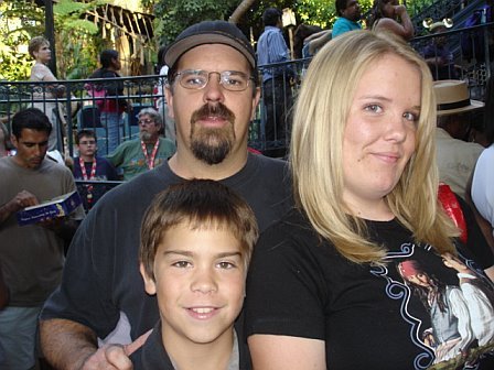 Todd & the kids at Disneyland Aug. 06