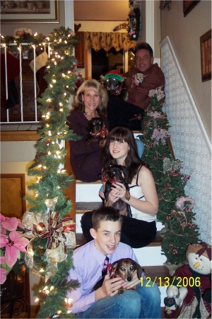 Gilmartin Family Christmas photo, 2006