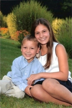 Nicholas (4) and Elyse (11) in 2006