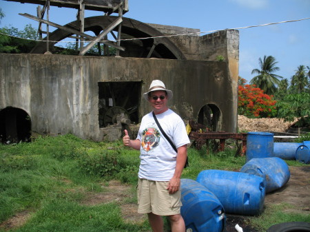 Bill at River's Rum, Grenada (July, 2