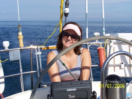 Me and my boat on the Great Lakes....