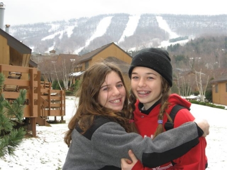 girls at the ski house