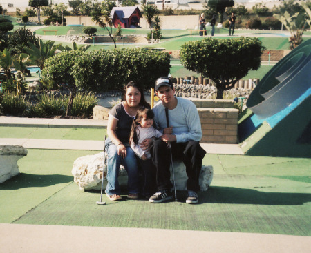 The family at Golfland