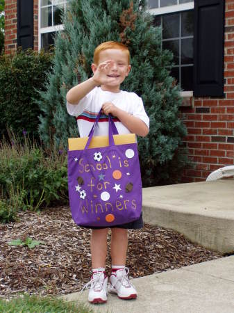 Youngest off to school