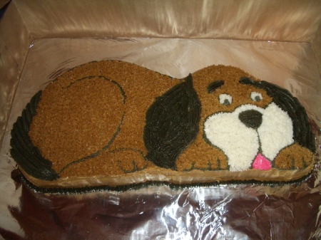 Puppy Cake that I made for my Nephew Colton's 1st Birthday