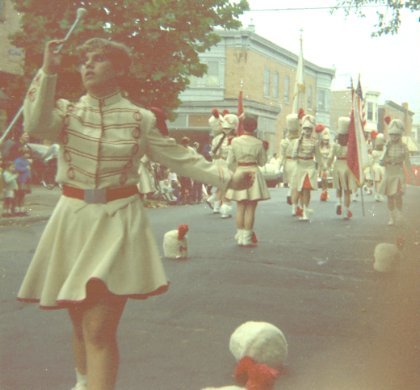 S.J.H.S. marching band Pulasky Day Parade 1968