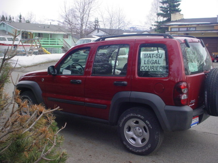 My new little puddle jumper, Jeep Liberty, 3 days old!