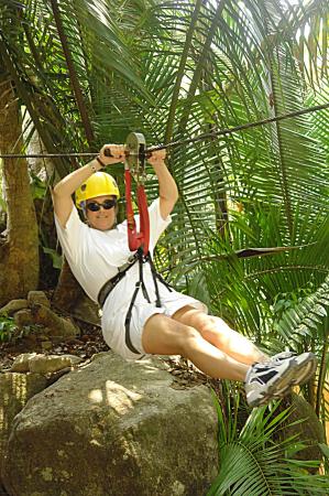 me on a zipline june 08