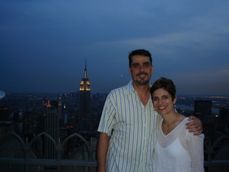 Wifey & I at the top of the Rockefeller Center NYC 2006