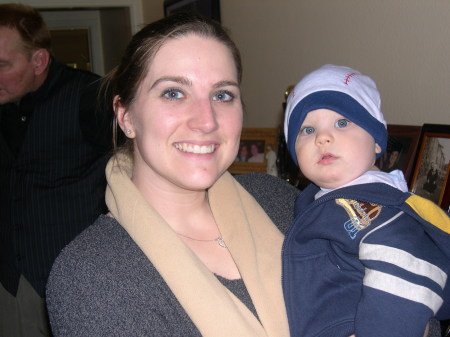 My daughter Melissa with her son-Kenneth