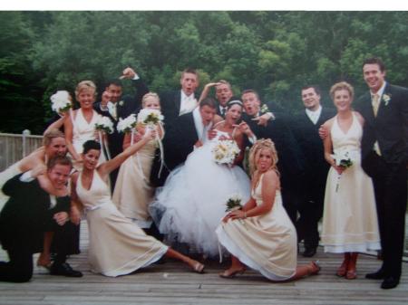 Our Crazy Wedding Party!!