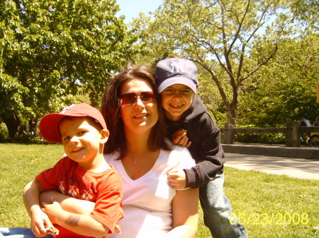 Me & My boys in Central Park