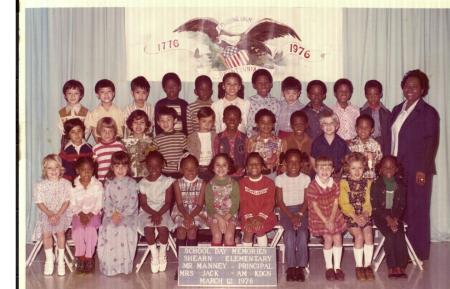 Mrs. Jack's Kindergarten Class 1976