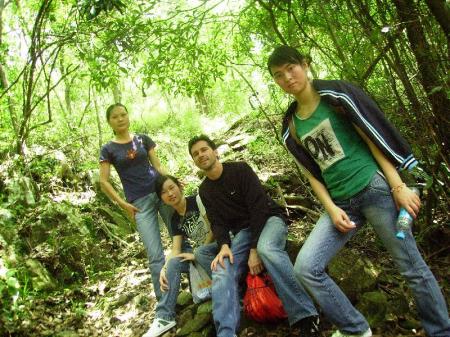 mountain climbing in GuangDong China