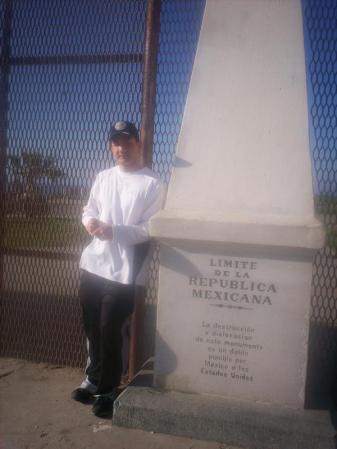 Me at the Tijuana Playas Border